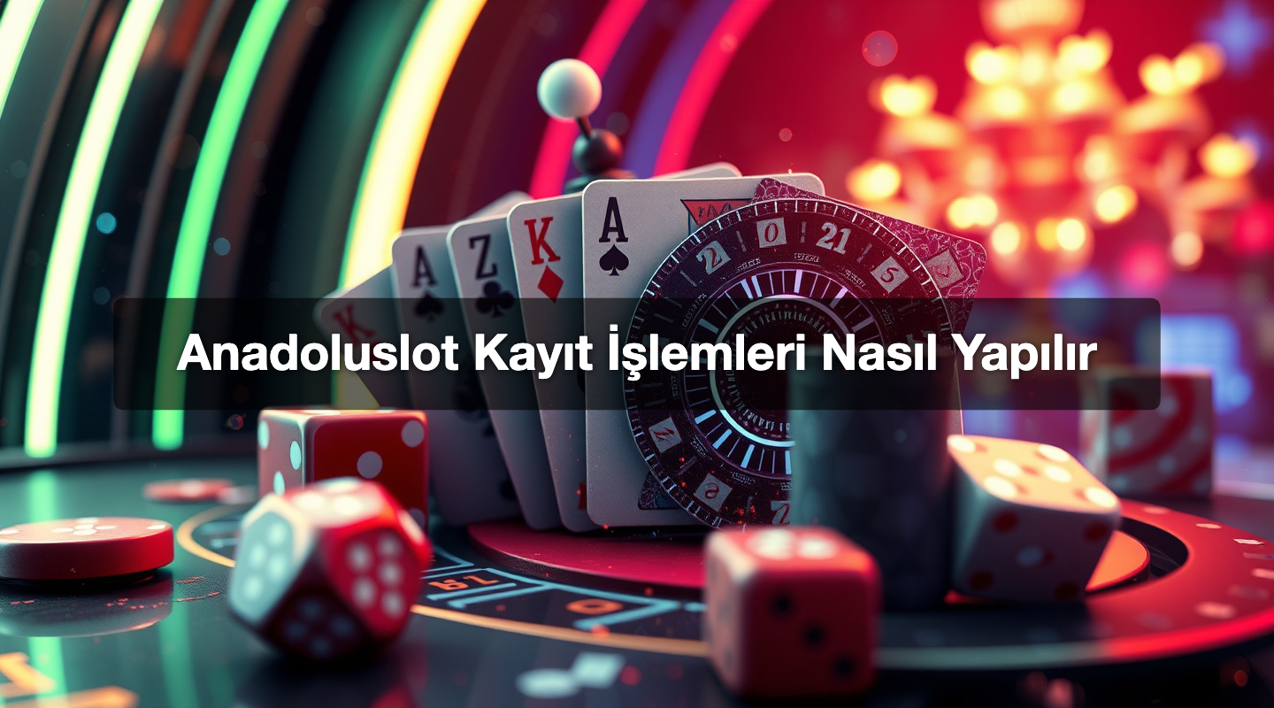 Anadoluslot Kayıt İşlemleri Nasıl Yapılır